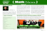 { Math News · Charles Conley, Chair Charles Conley { Table of Contents ... Bruzzy Westheimer, Su Gao (Dean of the College of Science), David Wolf (Vice President for Advancement),