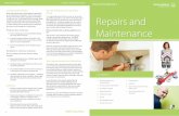 Repairs and Maintenance - Gravesham Borough …...repairs and maintenance service and to meeting our obligations as a landlord. We will therefore charge you for any work we do for