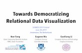 Towards Democratizing Relational Data Visualization · 2019-07-06 · maps and diagrams 6200 BC Konya town map 950 Changing values (positions of sun) 1600-1699 Measurement and theory