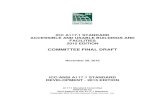 COMMITTEE FINAL DRAFT · Final Committee Draft - ICC/A117.1 -2015 Edition November 2016 Preface. This Final Committee Draft of the ICC/A117.1 Standard reflects the work of the A117.1