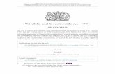 Wildlife and Countryside Act 1981 - Legislation.gov.uk2 Wildlife andiCountrysidenAct 1981e(c. 69) Part I – Wildlife Document Generated: 2020-05-30 Status: This version of this Act