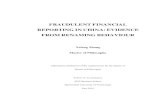 FRAUDULENT FINANCIAL REPORTING IN CHINA ...Fraudulent Financial Reporting in China: Evidence from Renaming Behaviour ii Abstract Using a sample of listed companies in China during