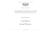 Verification of Voice over IP - Columbia Universityhgs/papers/others/1999/Qazz9904_Verification.pdfVerification of Voice over IP (In the Network Integration Solution area) ... 2.1