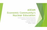 ASEAN Economic Community's Nuclear Education Dr.Sunchai... · Basic laws of heat and mass exchange in power equipment units of nuclear power plants, requirements for heat transfer
