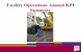 Facility Operations Annual KPI Summary › wp-content › uploads › sites › 57 › ... · 2018-10-08 · Opening day through the end of August • Reduced number of phases indicates