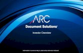 Investor Overview - s2.q4cdn.coms2.q4cdn.com/.../overview/160525-Q1-ARC-Investor-Overview.pdf · Investor Overview. ARC Document Solutions assists design and construction professionals