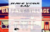 HHAVE YOUR AVE YOUR SSAYAY - City of Moreland · Pre-design consultation was undertaken in November 2017 to seek community feedback on the streetscape improvement. A report outlining
