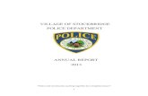 VILLAGE OF STOCKBRIDGE POLICE DEPARTMENTvosmi.org › Portals › 10 › Newsletter › 2013ANNUALREPORT (2).pdf · 2014-02-26 · “Police and Community working together for a brighter