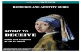 Resource and Activity Guide - The Ringling...Resource and Activity Guide INTENT TO DECEIVE Fakes and Forgeries in the Art World *John Myatt (British, b. 1945), Girl with a Pearl Earring,