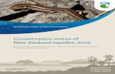 Conservation status of New Zealand reptiles, 2012 › ... › nztcs2entire.pdf · 1 Science and Capability Group, Department of Conservation, PO Box 10420, Wellington 6143, New Zealand.