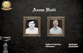 English & Urdu Text : Khalid Iqbal Presentation : Shoaib Sobanidow79.com/wp-content/uploads/2017/04/202.-Azam-Hadi-1.pdf · 2017-04-19 · Would love to read “Azam ki hahani Hadi
