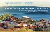 MOUNTAIN AGRICULTURE - indiaenvironmentportal Agriculture.pdf · Chapter 3 The potentials of Future Smart Food for mountain agriculture achieving 45 Zero Hunger: nutrition, climate-resilient,