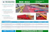 MX-452 Mixing Fixed Axle Smooth Wall Frac Tank › downloads › pdf › MX.pdf · MX-452 Mixing Fixed Axle Smooth Wall Frac Tank Exceptional Design • Standard dual mixer blades