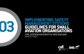03 ImplementIng Safety management SyStemS guIdelIneS for ... · The civil aviation authority published advisory circular ac 00-4 ‘safety management systems’ in december 2012 to