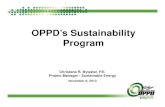 OPPD’s Sustainability Programnebraska.apwa.net/.../OPPD-APWA-11-6-13-Bywater.pdf · 2013-11-06 · OPPD’s Sustainability Program Christene R. Bywater, P.E. Project Manager - Sustainable