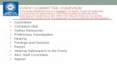 EVENT COMMITTEE OVERVIEWimages.akc.org › pdf › events › Dealing_with_Misconduct...event committee overview this slide presentation is a summary to assist clubs in handling allegations