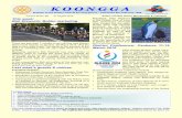 K O O N G G Akuringgairotary.org.au/images/koongga/public/koongga... · 2020-03-14 · K O O N G G A Bulletin of the Rotary Club 0f Ku-ring-gai Inc -Chartered 6th February 1959 ...
