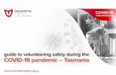 guide to volunteering safely during the COVID-19 pandemic ... · also drawn on evidence from the international modelling that ... o Adhere to social distancing and hand hygiene advice