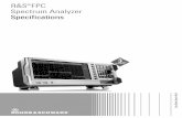 R&S®FPC Spectrum Analyzerfile.yizimg.com › 332475 › 2018529-10534205.pdf · Marker tuning frequency step size span/1182 Frequency counter resolution 0.1 Hz Count uncertainty
