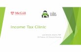 Income Tax Clinic - McGill University › studentaid › files › studentaid › frugal_scholar_… · Income Tax Clinic Lynn Bennett, BComm, PMP GD Finance, GC Financial Planning