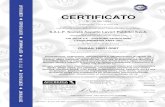 CERTIFICATO - SALP · Design, construction, maintenance and renovation: roads and complementary works, sewer pipes, gas pipelines, oil pipelines, aqueducts and related facilities,