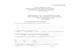 Application for Investment under Investment Protection · 2018-05-13 · Organization for Investment, Economic and Technical Assistance of Iran (O.I.E.T.A.I.) Application for Investment