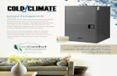 GeoComfort provides the perfect combination of efficient ... · combination of efficient, affordable heating and cooling –all year long. ... to balance heating and cooling capacities,