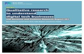 Qualitative research to understand digital tech businesses › government › ... · 2019-07-24 · Qualitative research to understand digital tech businesses HM Revenue and Customs