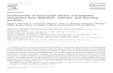 Fundamentals of transcranial electric and magnetic ... · REVIEW ARTICLE Fundamentals of transcranial electric and magnetic stimulation dose: Deﬁnition, selection, and reporting