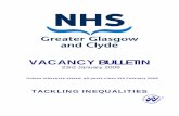 VACANCY BULLETIN - NHS Greater Glasgow and Clydelibrary.nhsggc.org.uk/mediaAssets/Recruitment/VB 23rd jan... · 2018-10-24 · Senior Organisational Development Advisor Flyer Page