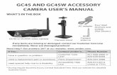 gc45 and gc45W accessory camera User’s manUalecx.images-amazon.com › images › I › 91Ay3xnUV3S.pdfgc45 and gc45W accessory camera User’s manUal What’s in the Box GC45 or