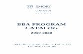 Emory University's Goizueta Business School | Emory University's … · 2019-09-10 · All Emory University freshmen begin either at Emory or Oxford College. Once you are at Emory,