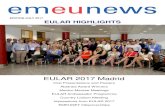EULAR 2017 Madrid - EMEUNET · EULAR 2017 Madrid Oral Presentations and Posters Abstract Award Winners Mentor-Mentee Meetings ... cutting edge advances in animal models of rheumatic