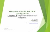 Electronic Circuits ELCT604 (Spring 2020) Chapter 4 ...eee.guc.edu.eg › Courses › Electronics › ELCT604 Electronic Circuits › … · The 3-dB Higher cutoff frequency is the