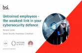 Untrained employees - the weakest link in your … › globalassets › documents › csir › ...Forbes.com , November 2016 32 Path to GDPR – Cybersecurity and Information Resilience