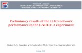 Preliminary results of the ILRS network performance in the ......Preliminary results of the ILRS network performance in the LARGE -3 experiment. Joint-stock Company «RESEARCH-AND-PRODUCTION