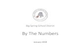 By The Numbers - Big Spring High School · By The Numbers January 2018. Contents Introduction ‐describe BSSD Tax Collection ... •Fortinet Firewall ... •Blackboard Community