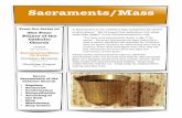 Explore Four Sacraments 2014-15 copyac47c81d2fd43d445875-42b9739ed74a52bd096aec1d76ef96c6.r34.… · Sacraments of Initiation Baptism Eucharist Conﬁrmation Sacraments of Vocation