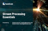 Stream Processing Essentials - Java2Days Stream Processing Essentials Presented by: Vladimأ­rSchreiner