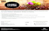 Páscoa 2020 - Miramar Hotels · The Miramar Hotels have prepared some unique experiences for your Easter weekend. Enjoy in Family. EASTER 3 NIGHTS PROGRAM • Accomodation in a standard