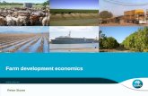 Farm development economics - Amazon S3 › ap-southeast-2.accounts… · −13% streamflow −10% at mouth •1868 mm potential evaporation −evaporation 2.4 x rainfall •highest