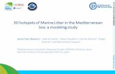 3D hotspots of Marine Litter in the Mediterranean Sea: a ... · 1Mediterranean Institute for Advanced Studies (IMEDEA), Mallorca, Spain 2Spanish Institute of Oceanography, Mallorca,