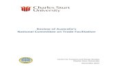 National Committee on Trade Facilitation · including representatives of the Australian International Trade and Transport Industry Development Fund, the Customs Brokers and Forwarders