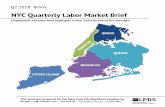 NYC Quarterly Labor Market Brief - Graduate Center, CUNY · Q2 2018 . This brief was prepared for the New York City Workforce Funders by NYCLMIS • CUNY Graduate Center • New York,