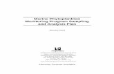 Marine Phytoplankton Monitoring Program Sampling and ...€¦ · Marine Phytoplankton Monitoring Program Sampling and Analysis Plan King County Science and Technical Support Section