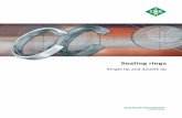 Single lip and double lip - Özevren Rulman · The sealing rings comprise two plast ic components. The seal carrier is made from reinforced polyamide (coloured black), while the seal