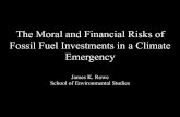 The Moral and Financial Risks of Fossil Fuel …...funding fossil fuel projects by end-2021 Jonas Ekblom 4 MIN READ The University of California system is ending its investment in