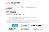 HOME THEATER TELEVISIONstatic.highspeedbackbone.net › pdf › MItsubishi_C9-737-837_Manual.pdfnote to catv system installer: this reminder is provided to call the catv system installer’s