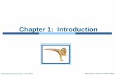 Chapter 1: Introduction · Operating System Concepts –10th Edition 1.2 Silberschatz, Galvin and Gagne ©2018 Chapter 1: Introduction What Operating Systems Do Computer-System Organization