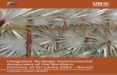 Integrated Strategic Environmental Assesment of the ... · Integrated Strategic Environmental Assesment of the Northern Province of Sri Lanka (ISEA - North) lessons learnt report
